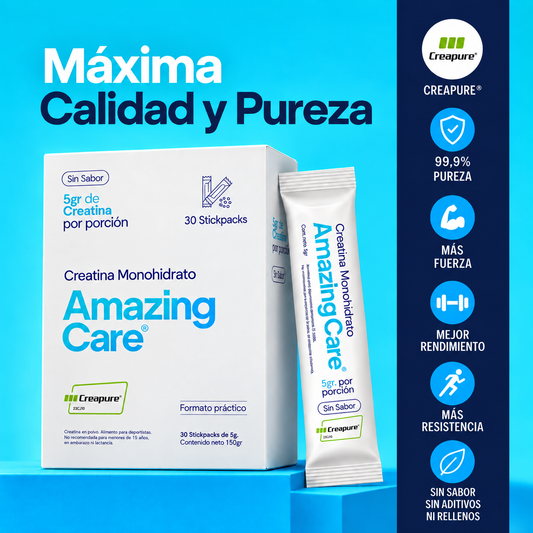 Creatina Creapure® Sin Sabor 30 Sticks
