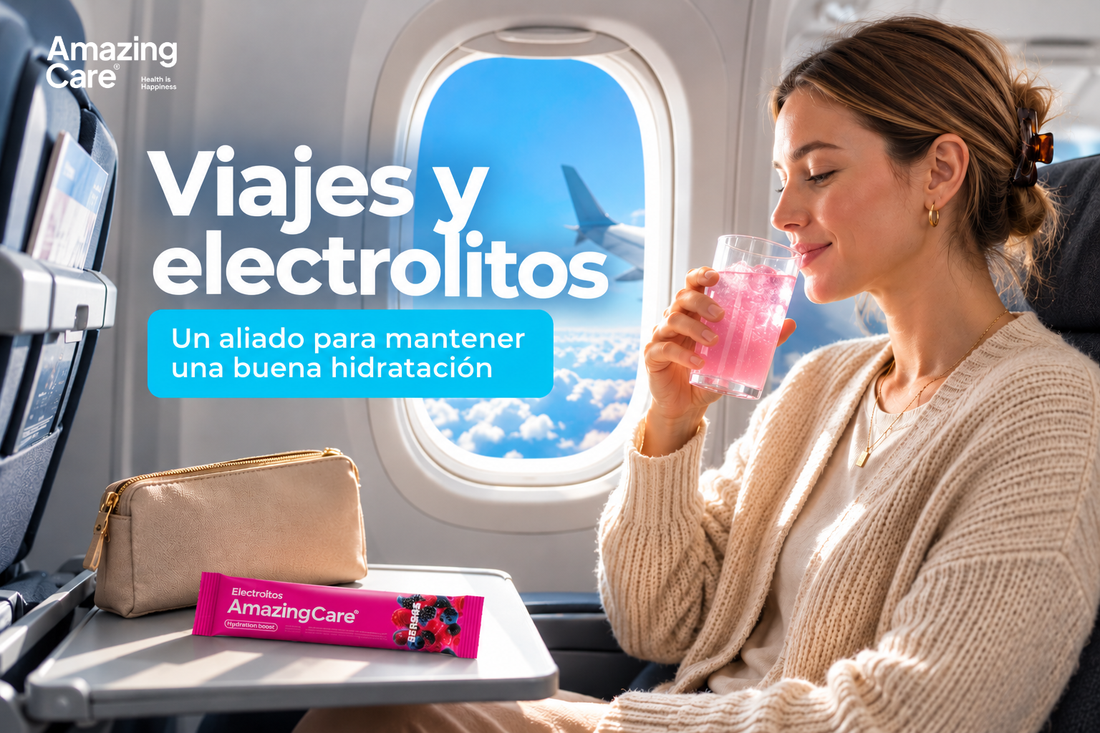 Viajes y electrolitos: cómo mantener la hidratación dentro y fuera del avión