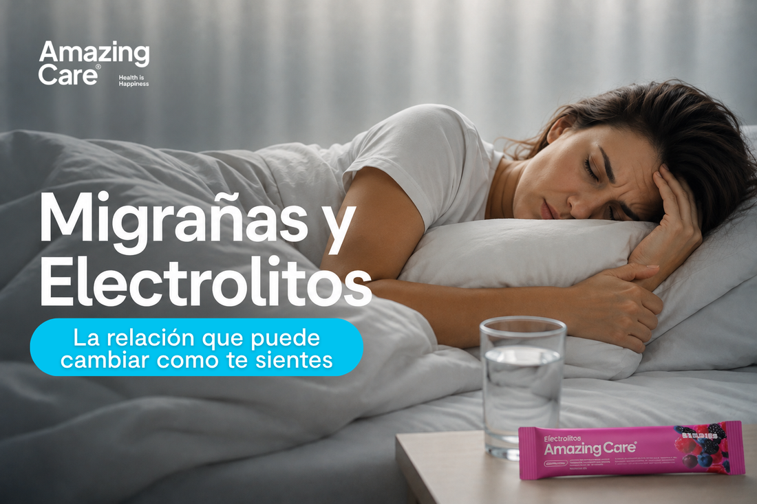 Migraña y Electrolitos: Qué relación tienen y cómo influye la hidratación