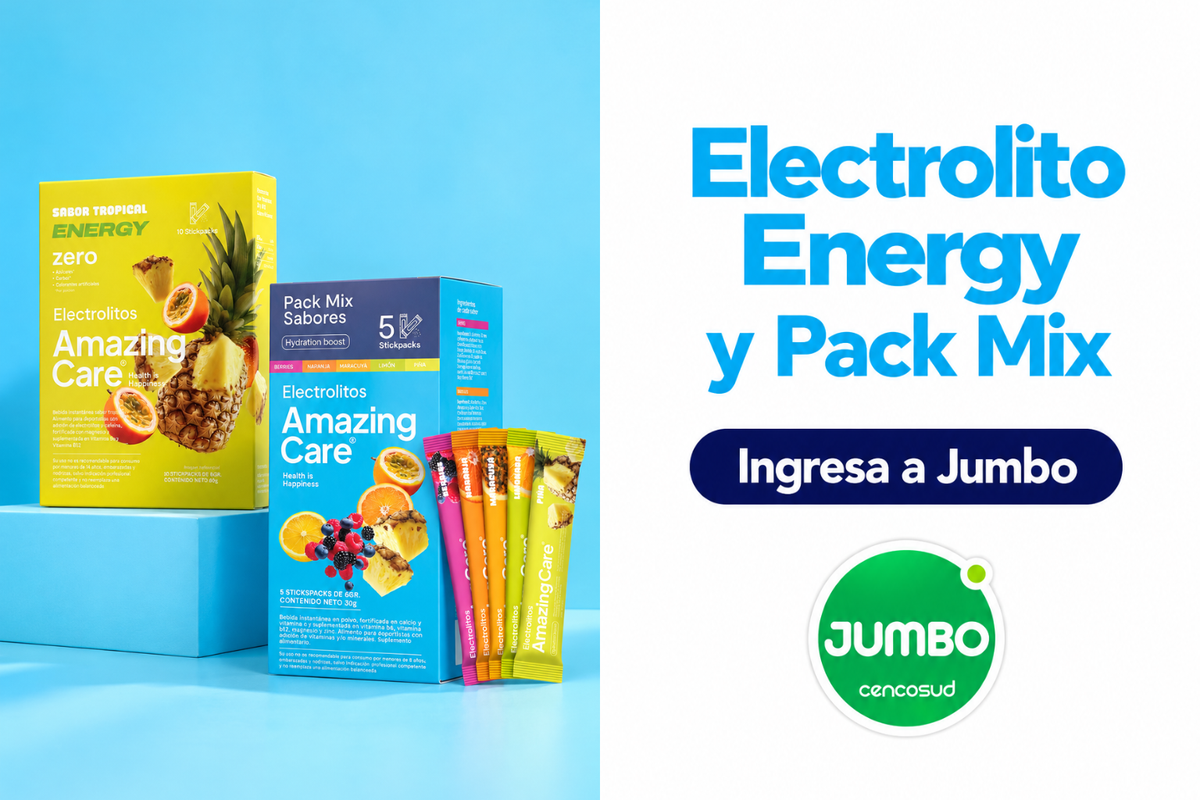 Electrolito Energy y Pack mix a Jumbo – Amazing Care