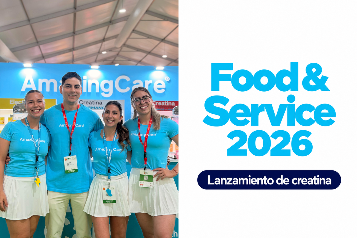 🍊Food & Service 2026:  Lanzamiento de creatina. – Amazing Care
