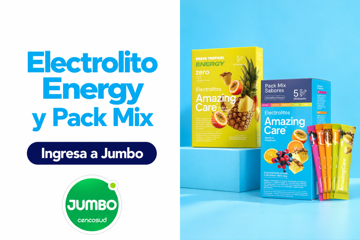 Electrolito Energy y Pack mix a Jumbo – Amazing Care