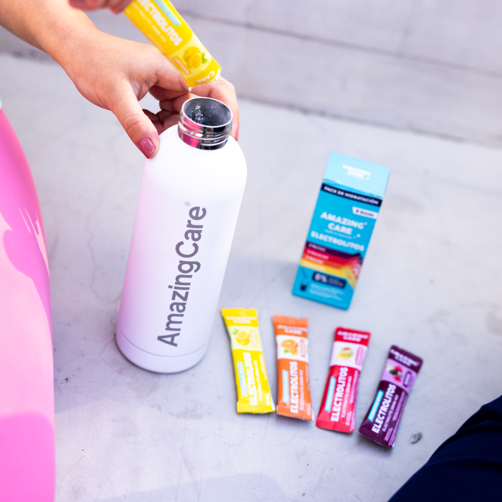 Botella Térmica Insulada 500ml - Amazing Care® | Electrolitos Hidratantes