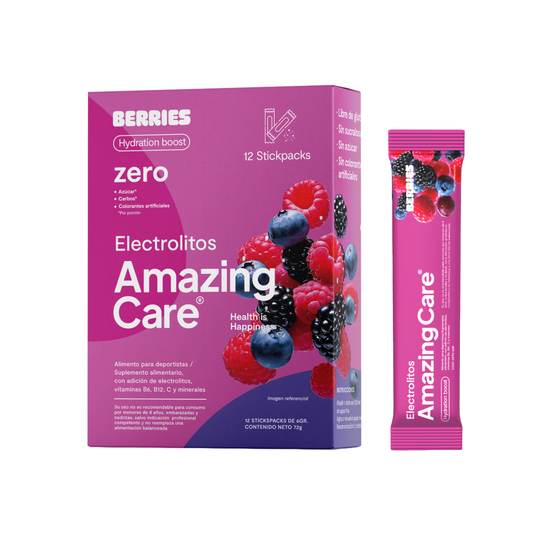 Electrolitos en Polvo Sabor Berries 12 Sticks