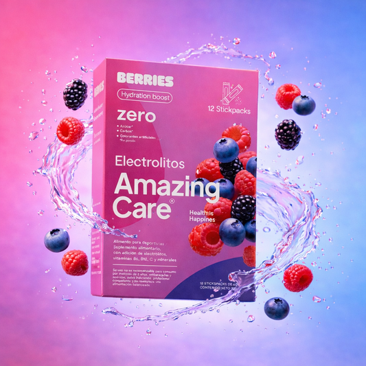 Electrolitos en Polvo Sabor Berries 12 Sticks