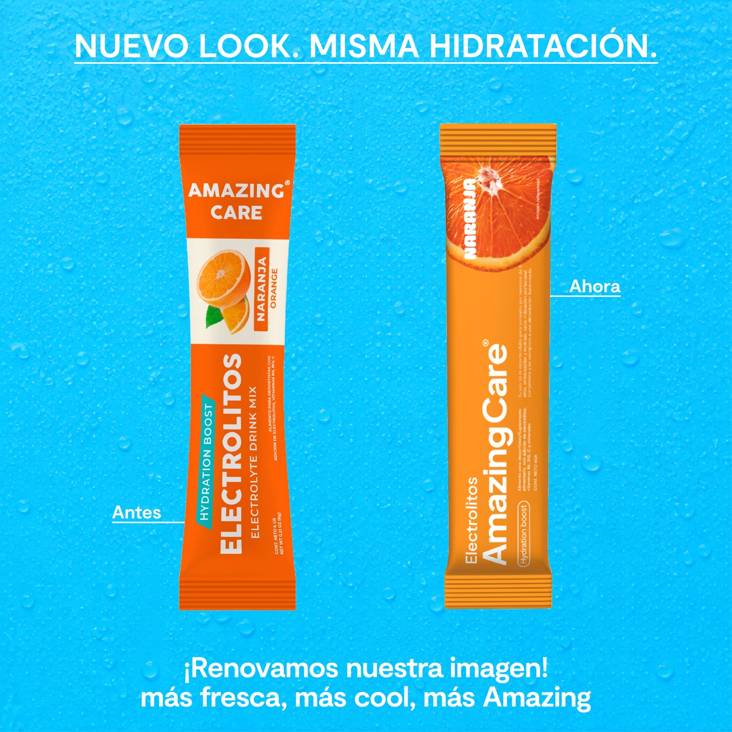 Electrolitos en Polvo Sabor Naranja 12 Sticks