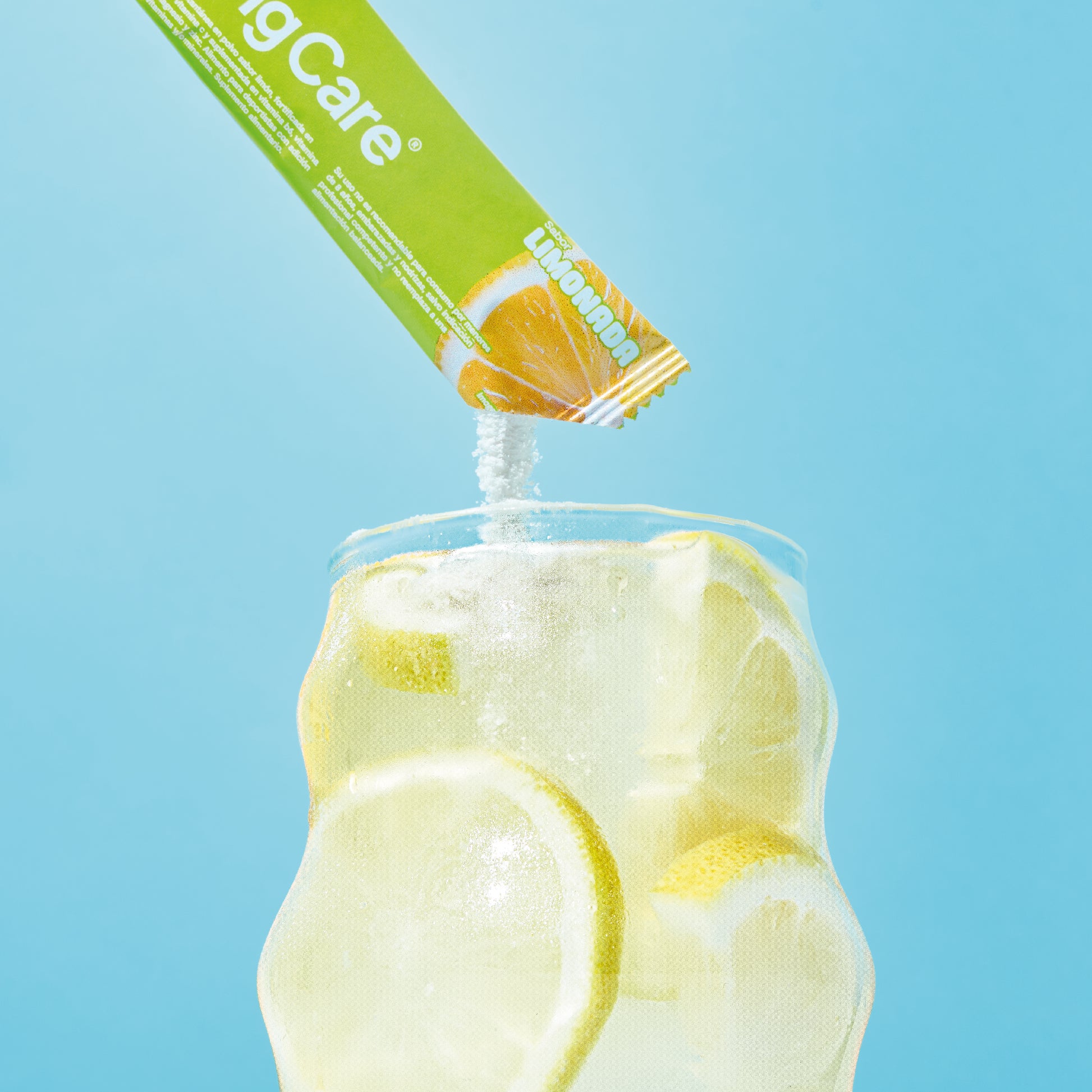 Electrolitos en Polvo Sabor Limonada 30 Sticks - Amazing Care® | Electrolitos Hidratantes