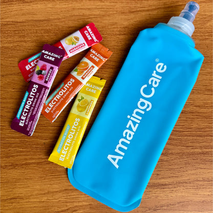 Botella Soft Flask Running 500ml - Amazing Care® | Electrolitos Hidratantes