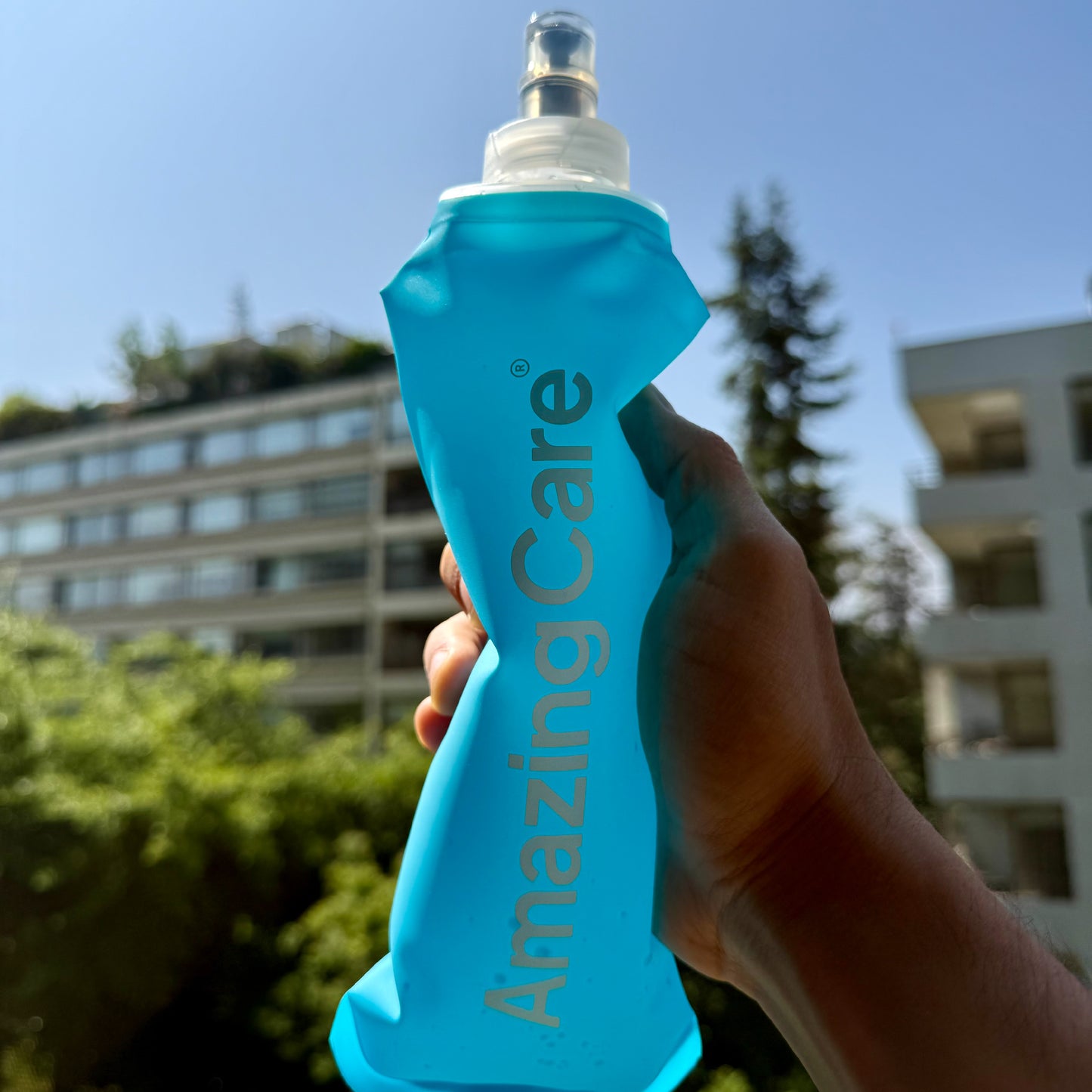 Botella Soft Flask Running 500ml - Amazing Care® | Electrolitos Hidratantes